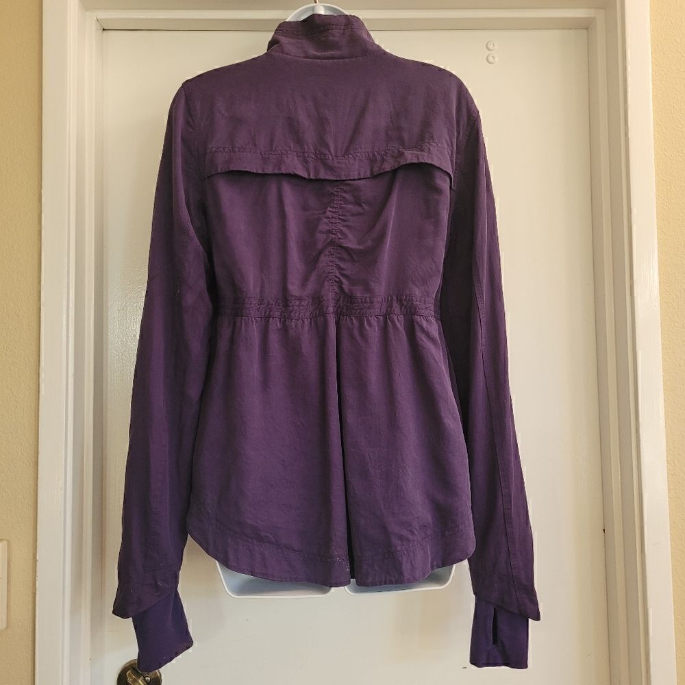 Lululemon Reversible Jacket INNER PEACE Fit & Flare Purple Yoga - Picture 15 of 16